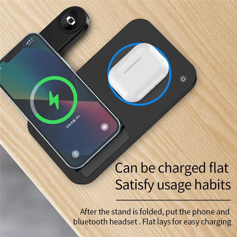 4 in 1 Foldable Wireless Charger