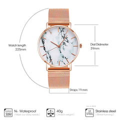 Marble Female Wrist Watch