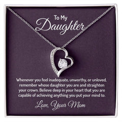 Forever Love Necklace - For Daughter From Mom