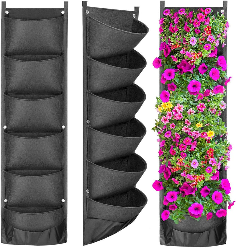 Vertical Hanging Flower Pots