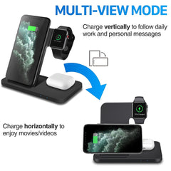 3in1 Wireless Fast Charger Dock